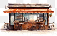 PNG Cafe restaurant furniture table. AI generated Image by rawpixel.