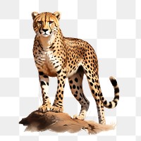 Wildlife cheetah leopard animal. 