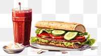 PNG Ketchup lunch food meal. AI generated Image by rawpixel.