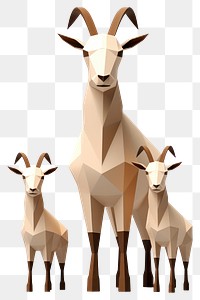 PNG Livestock animal mammal goat. AI generated Image by rawpixel.