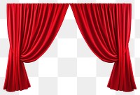 PNG Curtain red white background furniture