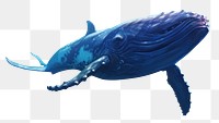 PNG Whale outdoors animal mammal, digital paint illustration. AI generated image