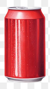 PNG Drink red white background refreshment, digital paint illustration. 