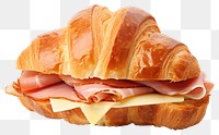 PNG Croissant food viennoiserie prosciutto. 