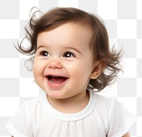 PNG Baby portrait smile photo. 