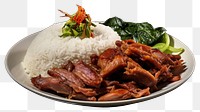 PNG Plate meat food meal. AI generated Image by rawpixel.
