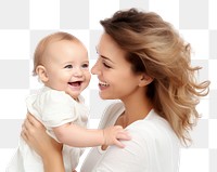 PNG Baby laughing portrait adult. AI generated Image by rawpixel.