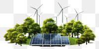 PNG Windmill outdoors turbine tree. AI generated Image by rawpixel.