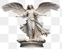 PNG Angel statue white 