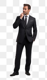 PNG Portrait standing tuxedo blazer. 