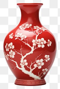 PNG Flower vase porcelain pottery art. AI generated Image by rawpixel.