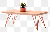 PNG Table furniture desk houseplant. 