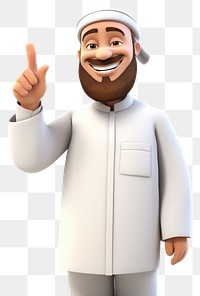 PNG Smiling cartoon adult human. 