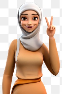 PNG Portrait smiling cartoon finger. 