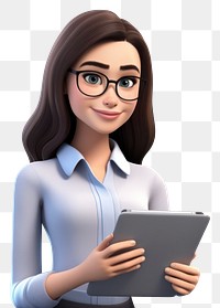 PNG Computer cartoon adult woman. 