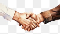 PNG Hand handshake adult transparent background