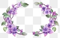 PNG Flower purple plant inflorescence. AI generated Image by rawpixel.