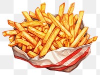 PNG French fries ketchup food  