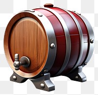 PNG Wine keg barrel white background membranophone. 