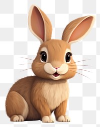 PNG Rodent mammal animal bunny. AI generated Image by rawpixel.