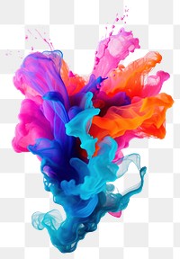 PNG Splashing paint creativity splattered transparent background