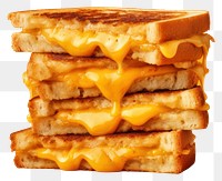 PNG Four cheese sandwich bread food breakfast. AI generated Image by rawpixel.
