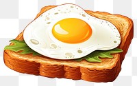 PNG Egg bread toast food. 