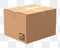 PNG Cardboard carton box delivering. 