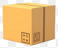 PNG Box cardboard carton white background. AI generated Image by rawpixel.