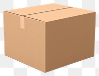 PNG Box cardboard carton white background. AI generated Image by rawpixel.