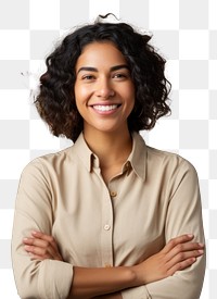 PNG Portrait flower adult smile. 