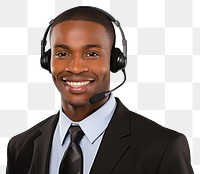 PNG Customer service headphones portrait headset. AI generated Image by rawpixel.