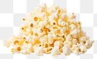 PNG Popcorn snack food white background. AI generated Image by rawpixel.