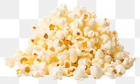 PNG Popcorn snack food white background. 