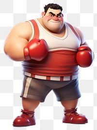 PNG Cartoon sports boxing white background. AI generated Image by rawpixel.