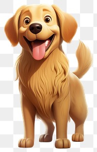 PNG Retriever cartoon mammal animal. 