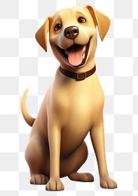 PNG Retriever cartoon mammal animal. 