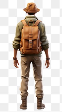 PNG Backpack adult man protection. 