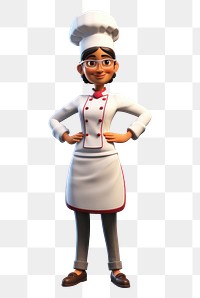 PNG Chef white background nutcracker physician. 