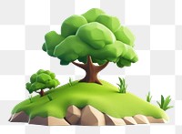 PNG Tree outdoors cartoon plant. AI generated Image by rawpixel.
