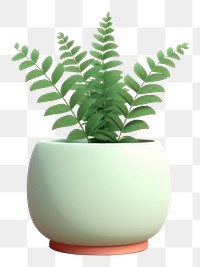 PNG Plant vase leaf fern. 