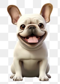 PNG French Bulldog bulldog cartoon animal. 