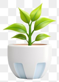 PNG Plant leaf vase  