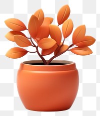 PNG Plant blossom leaf pot. 