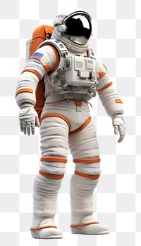 PNG Astronaut robot white background protection. 