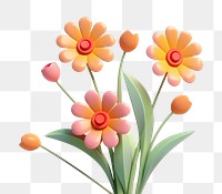 PNG Flower art cartoon blossom. 