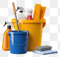 PNG Cleaning bucket brush 