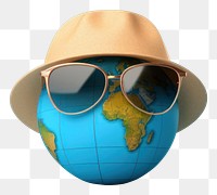 PNG Sunglasses globe sphere planet. 