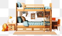 PNG Bedroom furniture electronics transparent background