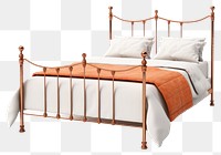 PNG Bed furniture bedroom transparent background